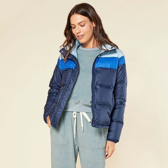 Nwt Outerknown Responsibly Sourced Down Packable Chromatic Puffer Jacket - Picture 2 of 7